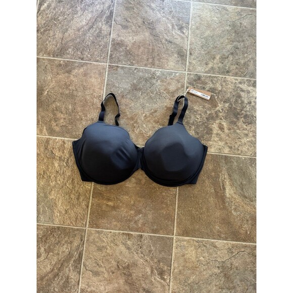 Skims Fits Everybody Demi T-shirt Bra Size 44H Onyx - Picture 1 of 6